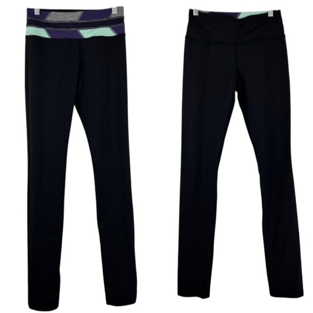 Lululemon Women’s 4 Straight Leg Groove Pant Wunder Under Full Length Reversible